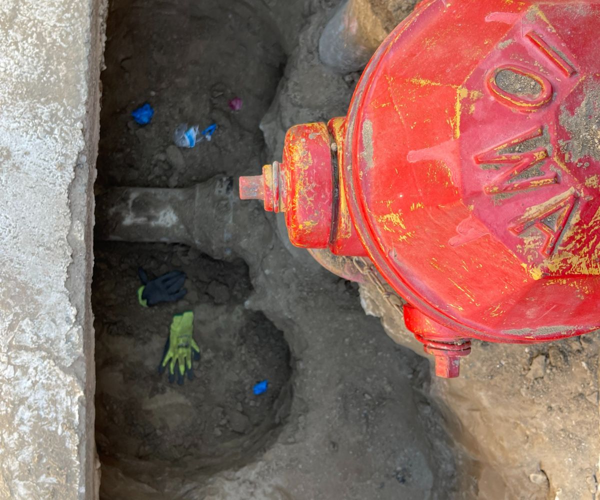 hydrant flow underground fire system repair install